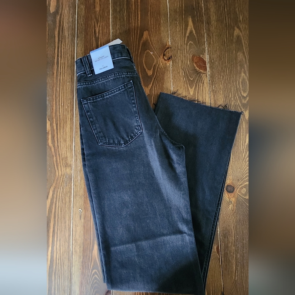 Pull&Bear Charcoal Denim Pants